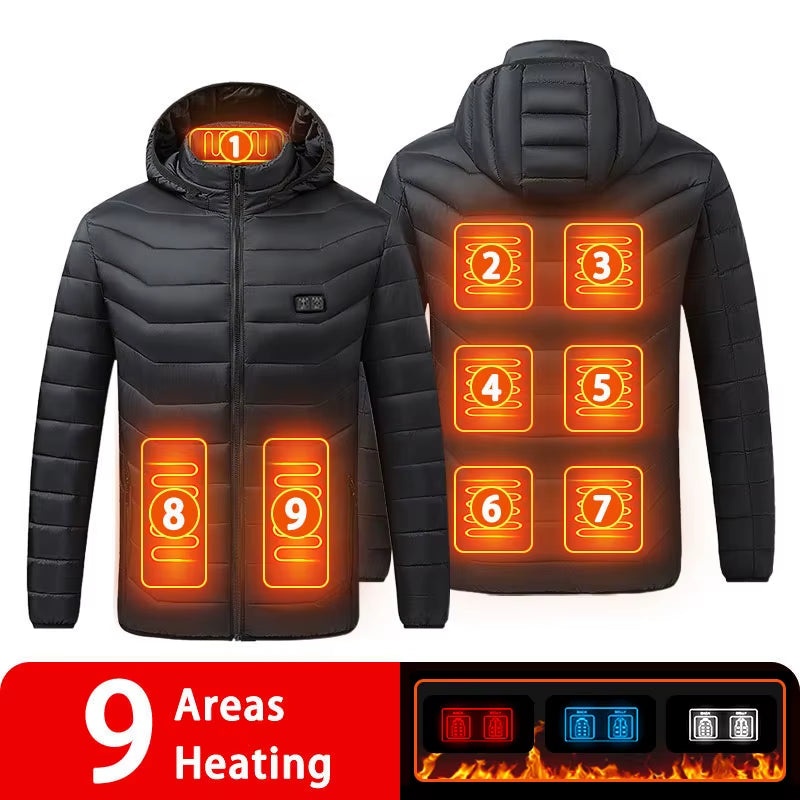 Stay Warm This Winter with Our 9/19 Areas Heated Jacket – Perfect for Hunting, Hiking, and Camping!