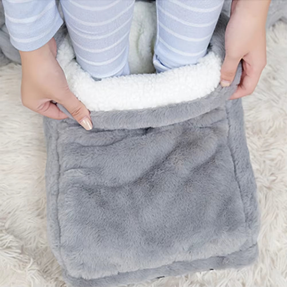 Stay Cozy This Winter with Our USB Electric Foot Warmer – Heated Fleece Suede Cushion for Ultimate Comfort and Relaxation