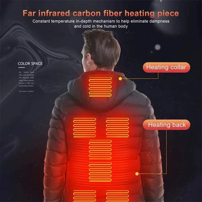 Stay Warm This Winter with Our 9/19 Areas Heated Jacket – Perfect for Hunting, Hiking, and Camping!