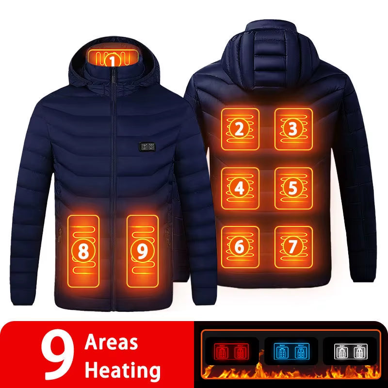 Stay Warm This Winter with Our 9/19 Areas Heated Jacket – Perfect for Hunting, Hiking, and Camping!