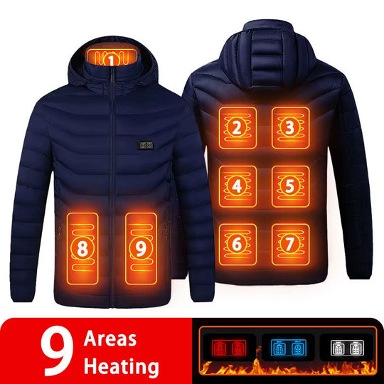 Stay Warm This Winter with Our 9/19 Areas Heated Jacket – Perfect for Hunting, Hiking, and Camping!