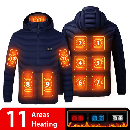 Stay Warm This Winter with Our 9/19 Areas Heated Jacket – Perfect for Hunting, Hiking, and Camping!