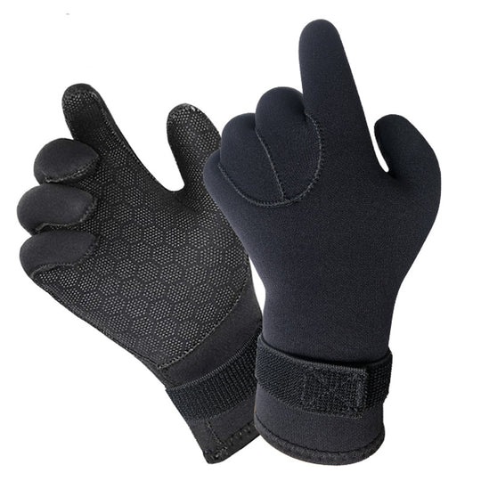 Women's Multi-color 3mm Diving Mittens Swimming Gloves