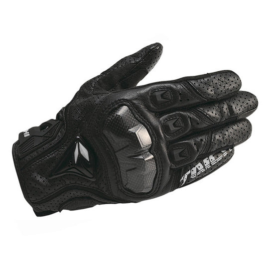 Full leather carbon fiber cycling protective gloves