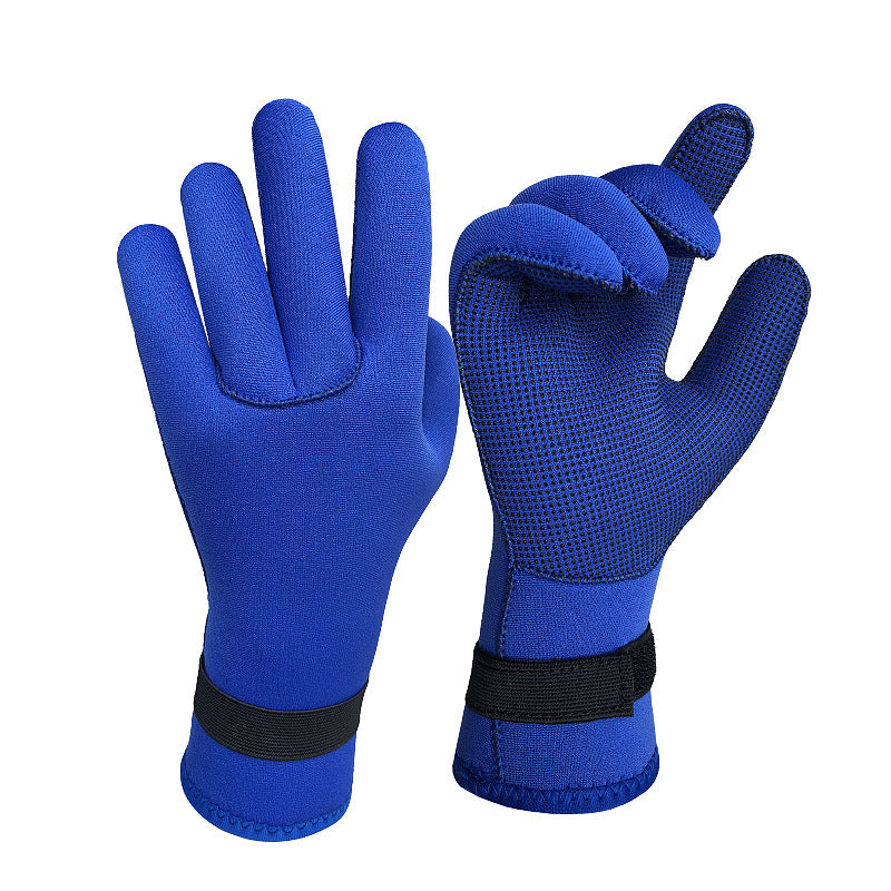 Women's Multi-color 3mm Diving Mittens Swimming Gloves