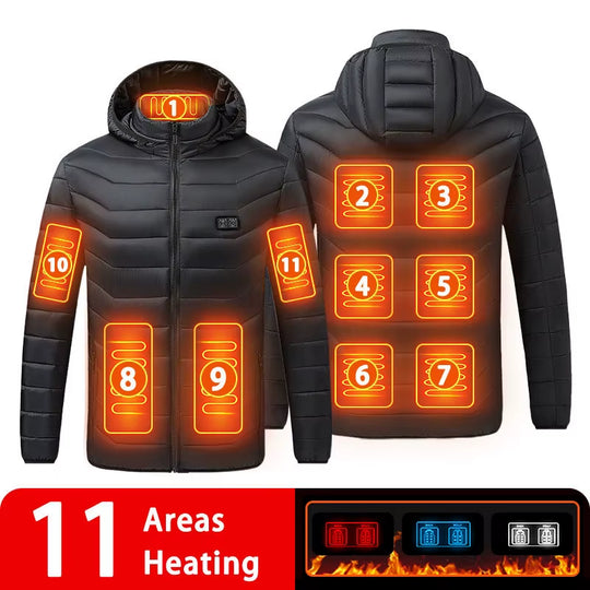 Stay Warm This Winter with Our 9/19 Areas Heated Jacket – Perfect for Hunting, Hiking, and Camping!