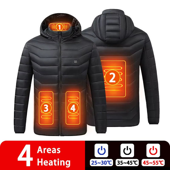 Stay Warm This Winter with Our 9/19 Areas Heated Jacket – Perfect for Hunting, Hiking, and Camping!
