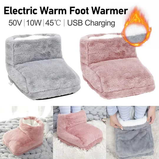 Stay Cozy This Winter with Our USB Electric Foot Warmer – Heated Fleece Suede Cushion for Ultimate Comfort and Relaxation