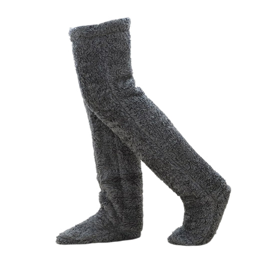 Cozy Thigh High Fuzzy Socks - Plush Leg Warmers for Women and Kids, Perfect for Winter Comfort and Cosplay!
