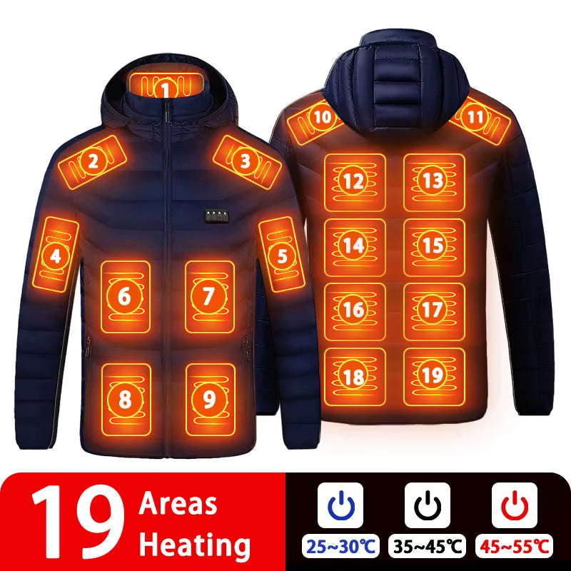 Stay Warm This Winter with Our 9/19 Areas Heated Jacket – Perfect for Hunting, Hiking, and Camping!